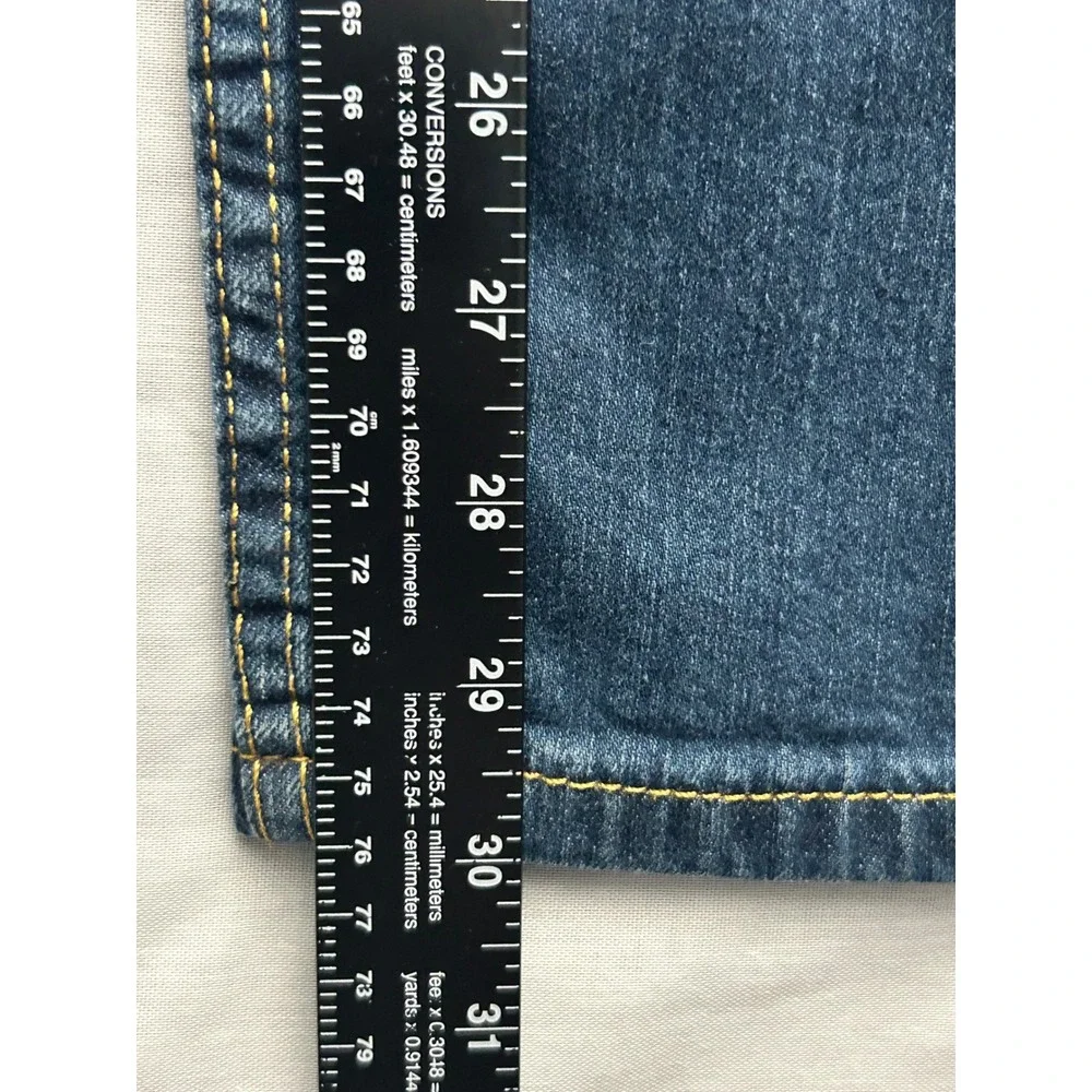 Levis 505 Regular Fit Jeans Mens 31x30 Medium Wash Blue Straight Leg Denim